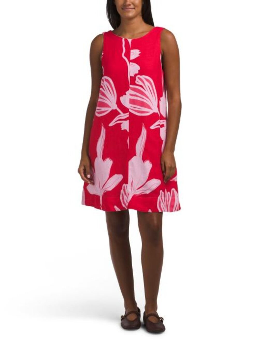 CALYPSO ST. BARTH Linen Blend Scoop Back Mini Dress - Picture 1 of 3